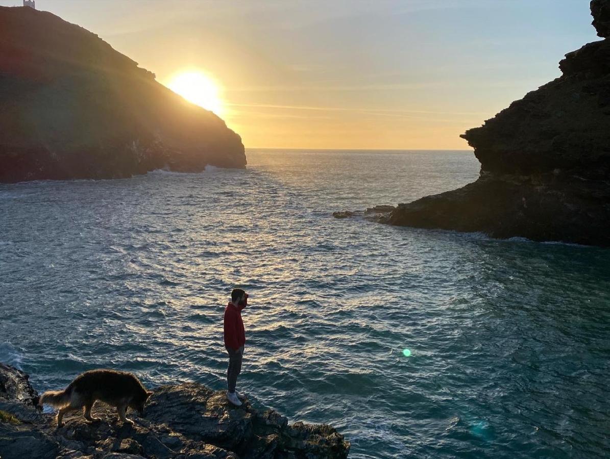 Polrunny Farm Sloe Cottage With A Sea View Boscastle Extérieur photo